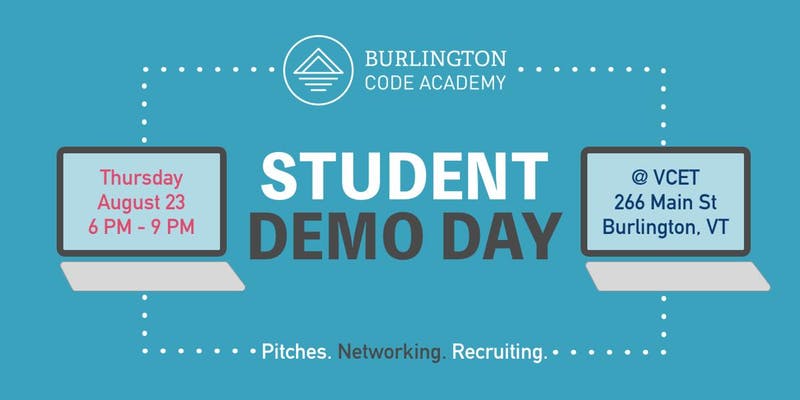 Burlington Code Academy’s Student Demo Day