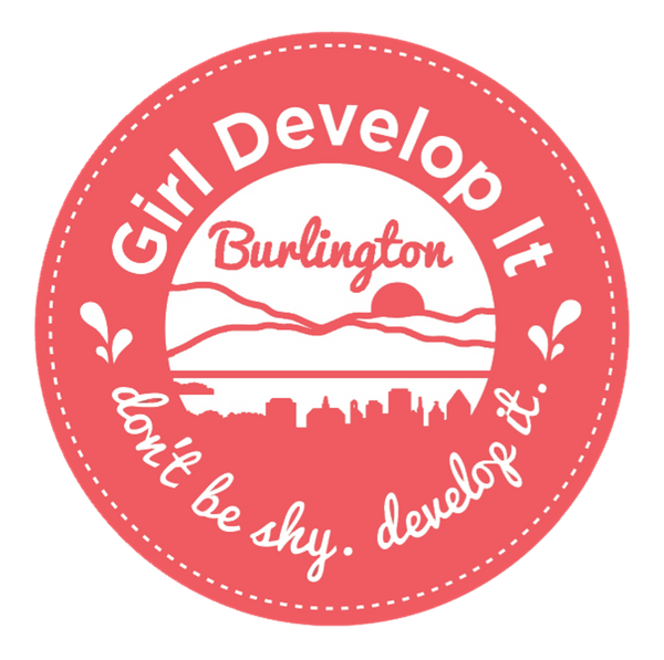 Girl Develop It Burlington Meetup