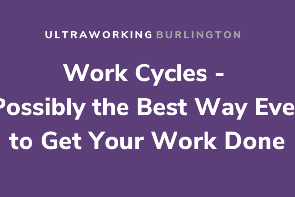 Work Cycles @ VCET