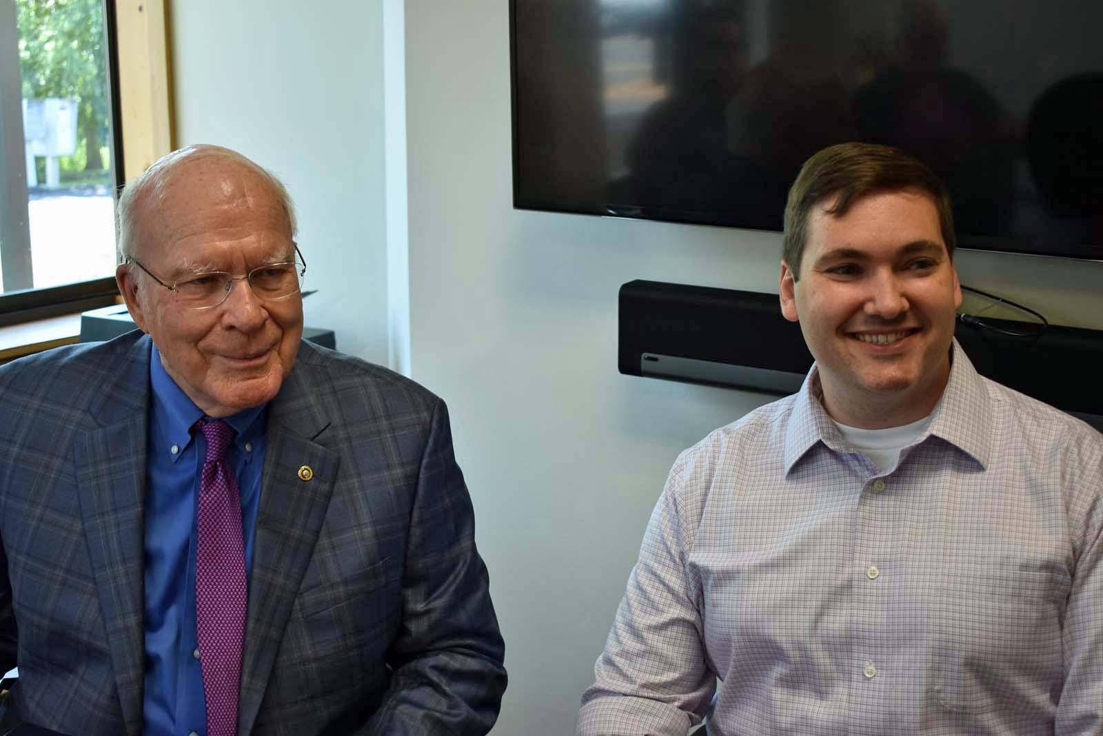 Senator Patrick Leahy Tours VT Satellite Propulsion Systems Company